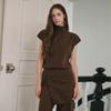 ODER Ribbed Setup Soft Multi-Top - Brown
