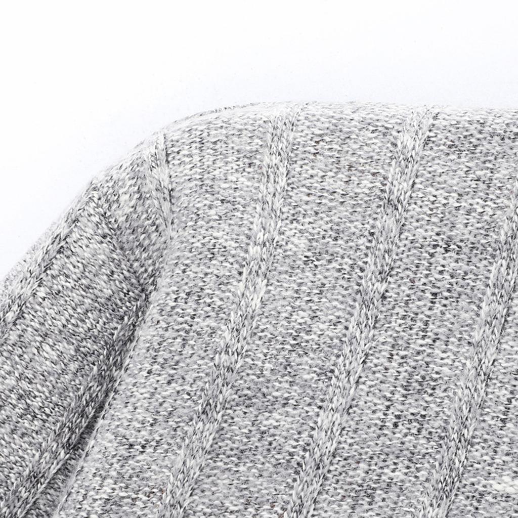 Мужской плюшевый пуловер с длинным рукавом, вязаный свитер на молнии до середины, мужской теплый свитер