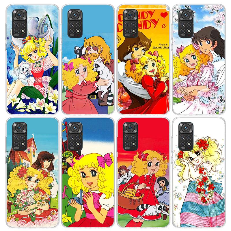 Candy 90s Anime Phone Case For Xiaomi Redmi Note 10 11 12 13 14 15 Pro Plus 11S 12S 14S 11T 11E 10S Soft TPU Back Cover Redmi No