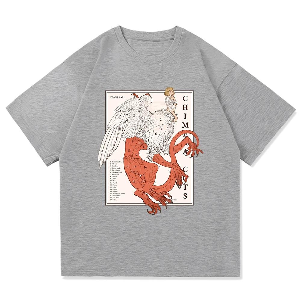 Вкусный жареный рис с яйцом из Dungeon Meshi Izutsumi Футболка Мужская женская Одежда Хэллоуин Харадзюку Высококачественные Топы Хлопковые Футболки