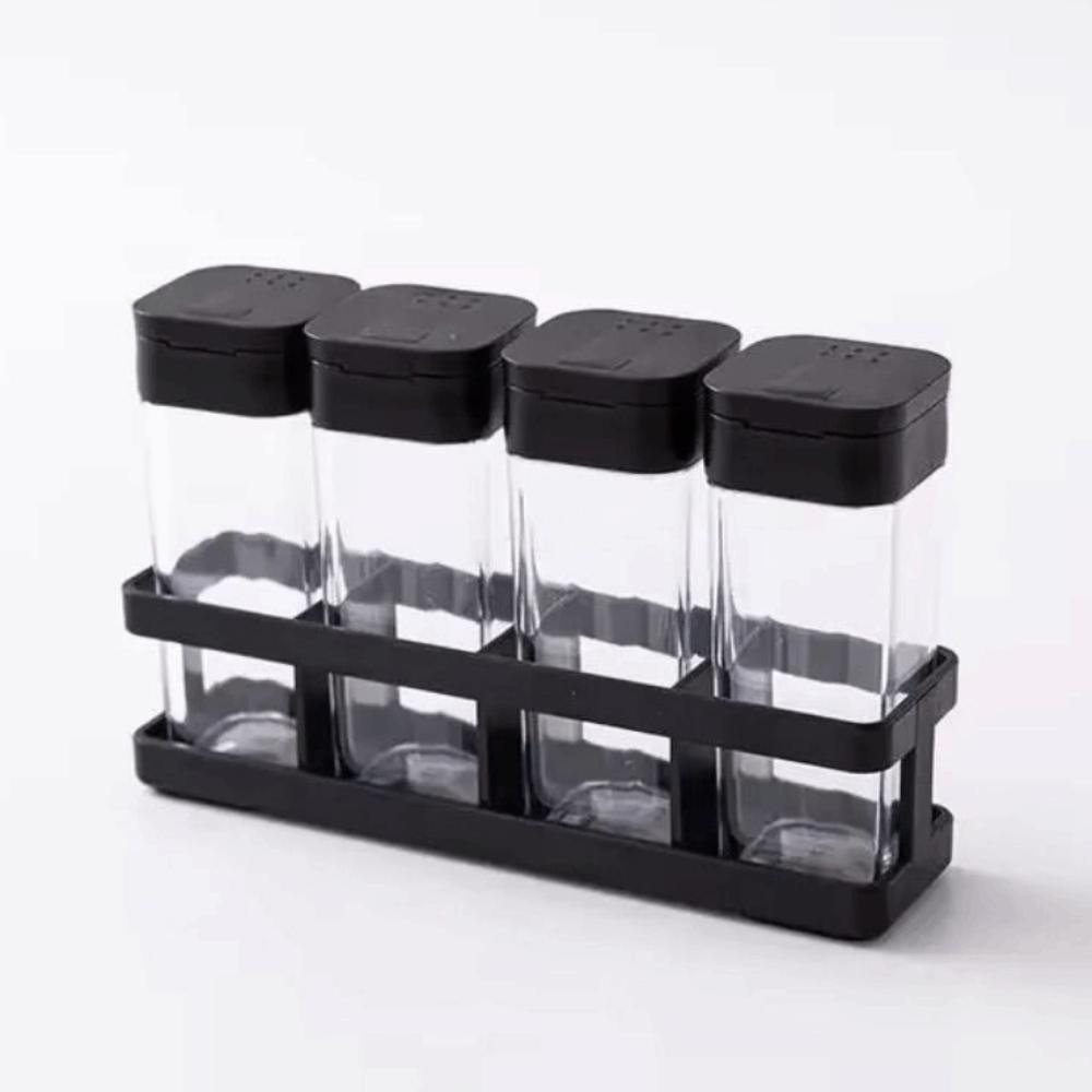 Набор из 8 влагозащищенных банок для специй, герметичные банки для приправ, набор для организации дома