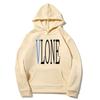 Худи Vlone Синее с Большой буквой V и Змеей Веном: Унисекс Свободная Толстовка