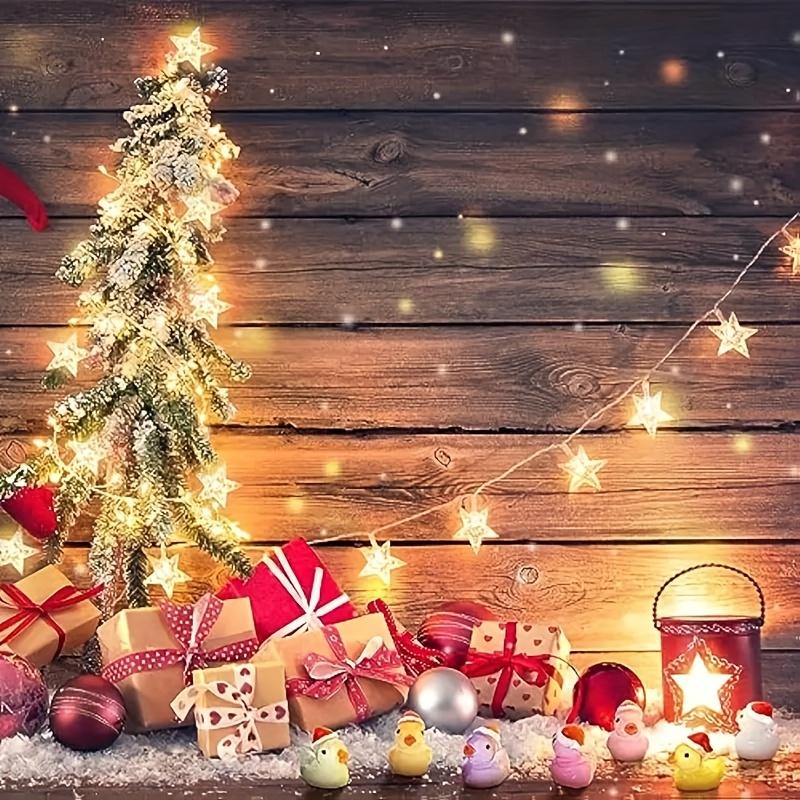 50 шт. Светящиеся Рождественские Мини-Уточки из Смолы, Светящиеся в Темноте Крошечные Уточки, Миниатюрные Фигурки для Вечеринки, Декор Микро-Пейзажа DIY