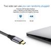 QGeeM Кабель USB C — HDMI, преобразователь HDMI Thunderbolt3 4K типа C для MacBook Huawei Mate 30, адаптер USB-C HDMI, адаптер USB типа C — HDMI