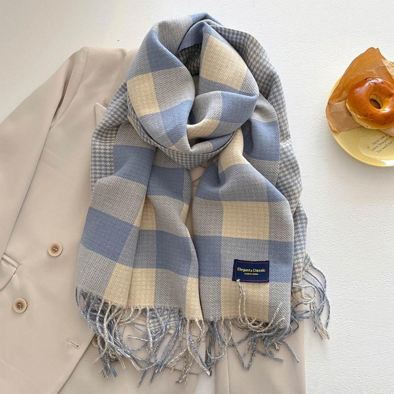 Autumn and Winter New Cashmere Scarf Style Sub-scarf Women's High-end Sense Men's and Women's Shawl Couple's Warm Scarf