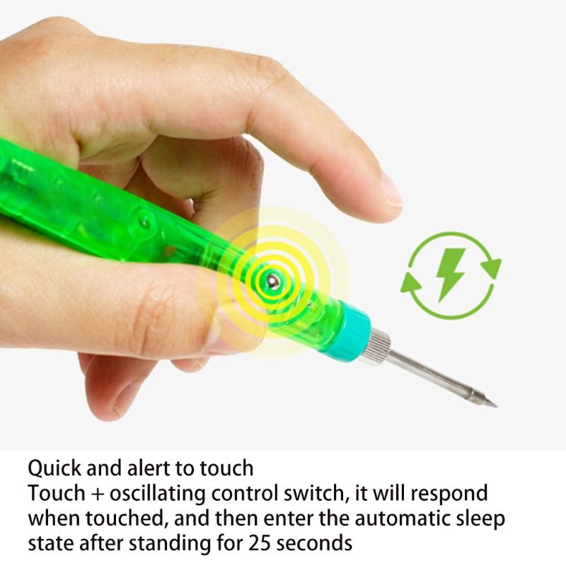 Паяльник-ручка Pro'sKit SI-169U Портативный инструмент для отделки 3D-печати USB 5V Мини-сварочный пистолет 8 Вт для ремонта и модификации