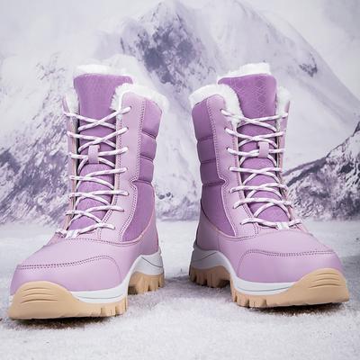 36-42 женские большие нескользящие модные универсальные уличные высокие хлопковые туфли с бархатным теплом зимние сапоги