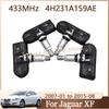 4 шт. 433 МГц 4H231A159AE Система мониторинга давления в шинах для Jaguar XF XJ XK X-Type Vanden Plas Super V8 S-Type Автомобильные аксессуары