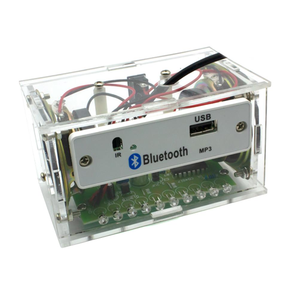 DIY Электронный набор Bluetooth-динамика 3 Вт + 3 Вт Двухканальный Bluetooth-динамик Набор для пайки Подходит для практического обучения