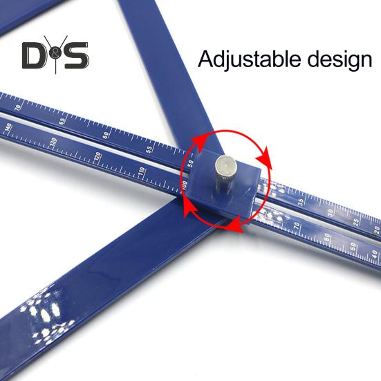 Угловой угломер, линейка, прочная конструкция, многофункциональная угловая измерительная пила, угломер, транспортир