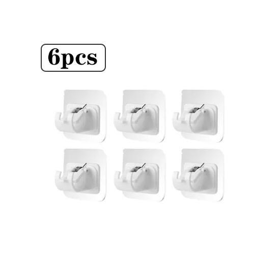 2/4/6 шт. кронштейн для карниза без дрели, самоклеящийся держатель для карниза, крючки, регулируемый крючок для карниза без гвоздей, аксессуар для дома