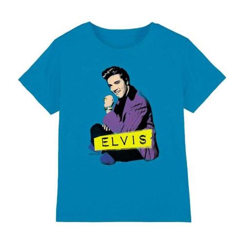 Elvis Presley Childrens/Kids Sitting T-Shirt