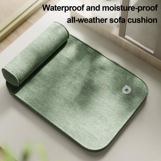 Большая лежанка для собаки, противоскользящий ортопедический коврик для питомца со съемным моющимся чехлом, подушка для сна щенка с поддержкой шеи для пола, для маленьких, средних и больших собак