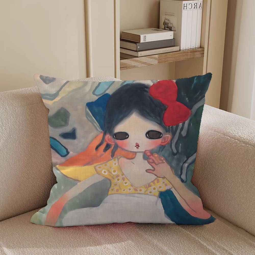 A-yaS Anime TakanoS Pillowcase Toon Gift Cushion Cover Bedroom Home Sofa Chair Seat Decor Pillow Case