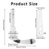 1PC Zinc Alloy Universal Toilet Flush Handle Replacement Durable Metal Cisterna Handle Fits Most Tanks WC Bathroom Accessories