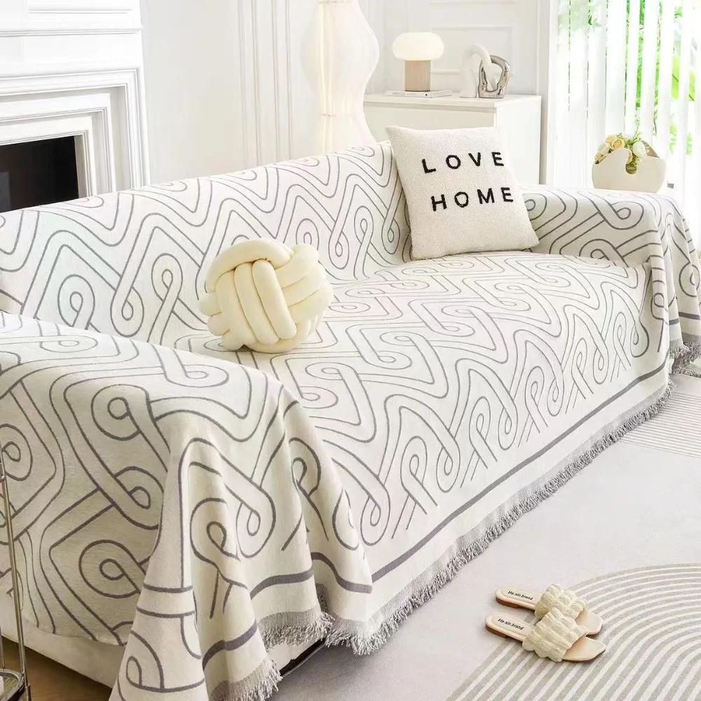 Прочный чехол для дивана на 3 подушки, пледы из синели для дивана-кровати, декоративный чехол для дивана, мягкий универсальный протектор для футона