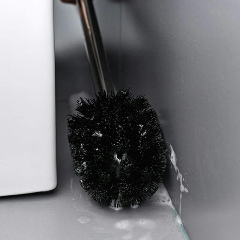 Modern Hygienic Toilet Brush Wall Mounted Hanging Toilet Brush Holder Organizer Bathroom