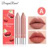 Moisturizing Lipstick Crayon Lipstick Pen Combination Lip Liner Lipstick Pen Solid Fruit Lip Gloss 2-pack Set