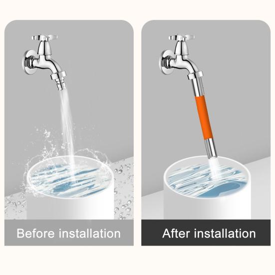 Регулируемый удлинитель крана, вращение на 360 градусов, широко используемые вспомогательные инструменты, удлинительная трубка для водопроводного крана, кухня