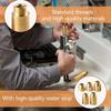 5Pcs 1/2inch Brass Pipe Fittings Female And Male Thread Extension Joint Water Pipe Adapter Fittings for Copper Pipe