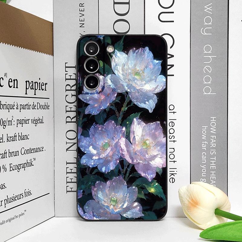 Роскошный чехол для телефона с узором из цветов белого пиона для Honor Huawei 200 100 400 PRO 90 80 70 Lite Magic 8 7 6 5 Pro 5G Мягкие чехлы