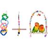 Качели с попугаем, набор из 3 шт.