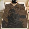 1PC Travis Scott Print Flannel Blanket, High quality Comfortable for All Seasons, Home Decor, Warmth and Comfort, Perfect for Christmas Gifts