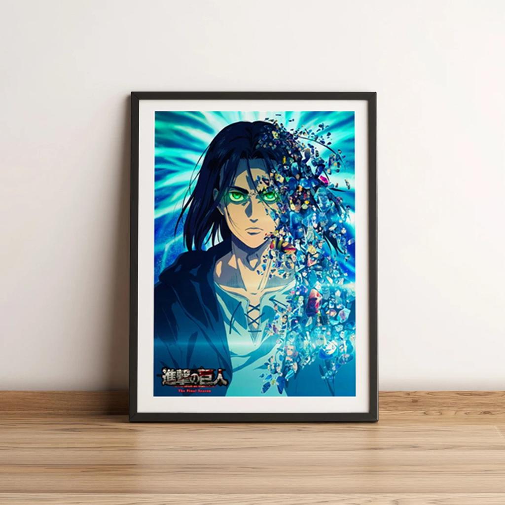 Атака Титанов холст плакат декоративные принты настенная живопись японское классическое аниме спальня гостиная диван настенное искусство украшение дома