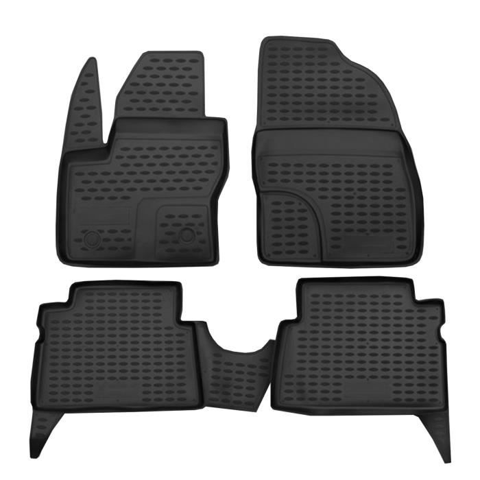 Tapis De Sol - Exclusive - Ford C-Max 2012-2019 - Caoutchouc - 4 Pièces - Toutes Saisons