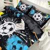 Anime Cartoon Sports Football Quilt Cover Set 1 Quilt Cover+2 Pillowcases High-Definition Printing For Home And Dormitory