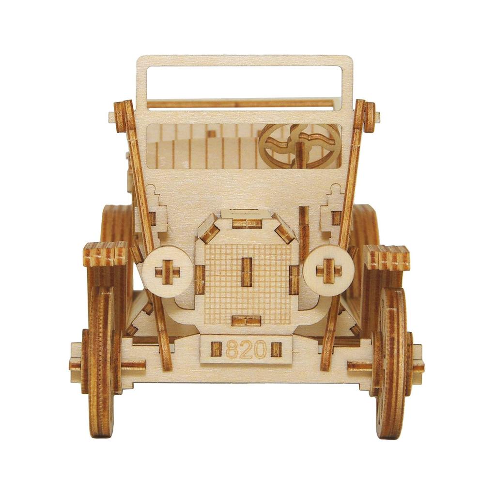 Classic Car Smartphone Stand 3D Wooden Puzzle DIY Craft Kit for Kids and Adults Educational Toy for Boys and Girls 3D Art and a Great Gift for Adults