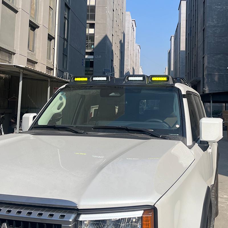 2024 Toyota Prado 25 Серия LC250 Спойлер на крышу Четырехглазый верхний фонарь