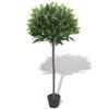VidaXL Artificial Laurel with Pot 125 Cm Green