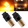 T25 3157 P27/7W 144 светодиода Янтарные LED Canbus Указатели поворота Сигнальные лампочки 12В, 2 шт.