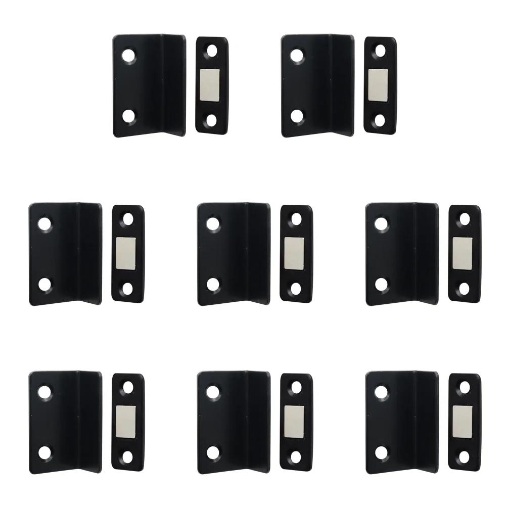 1-10 шт. Сильные магнитные защелки для шкафа, магнитные дверные упоры, скрытый доводчик для двери с винтом для шкафа, мебельная фурнитура