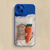 Funny Cute Cat Silicone Phone Case For Samsung Galaxy A14 A34 A54 A33 A53 A32 A52s A72 A55 S23 Ultra S22 Plus S21 FE Soft Cover