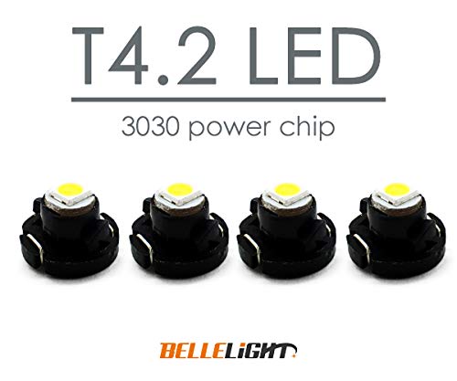 BELLELiGHT T4.2 Светодиодная лампа высокой мощности Лампа приборной панели Белый 3030