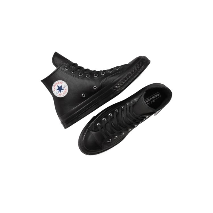Converse Кеды Chuck 70 High Leather Black Black White Унисекс A15169C