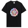 Rainbow Beautiful Mandala Graphic Print Tshirt Women Unisex Cotton T Shirt Cool Casual Short Sleeve T-Shirt Tees Tops Streetwear