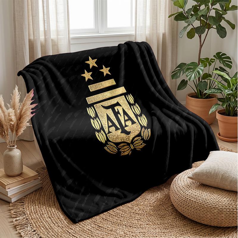 Argentina national football team Theme blanket Soft Flannel Fleece Blanket Warm Lightweight Throw Blanket for Home Sofa Bed