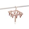 Windproof Collapsible Clothes Drying Rack Plastic Hanging Drying Rack Sock Drying Clip  Travel