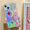 Japan Cute Magic Wand 3d Love Heart Diamond Laser Case For Iphone 14 13 12 11 Pro Max X Xr 7 8 Plus Shockproof Soft Cover Funda