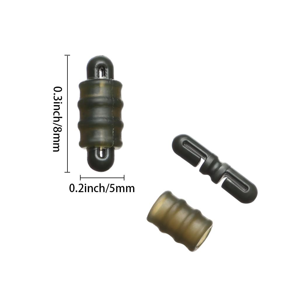 Carp Tackle Equipment Terminal Bead Fishing Rigs Connector Bead Fishing Feeder Line Holder Trough