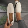 Женские туфли на плоской подошве с острым носком, однотонные трикотажные мокасины без застежек, весенние повседневные дышащие балетки, сетчатые дышащие туфли на плоской подошве