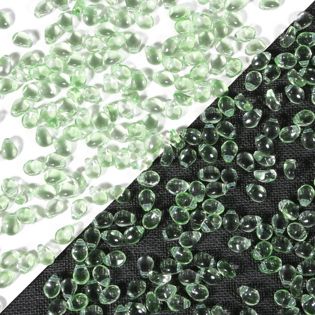 50 шт./упак. 8x6 мм чешские стеклянные бусины с каплями воды, стеклянные бусины, аксессуары для изготовления ювелирных изделий, фурнитура для ювелирных изделий, сделай сам, лепестки тюльпана, ожерелье, серьги