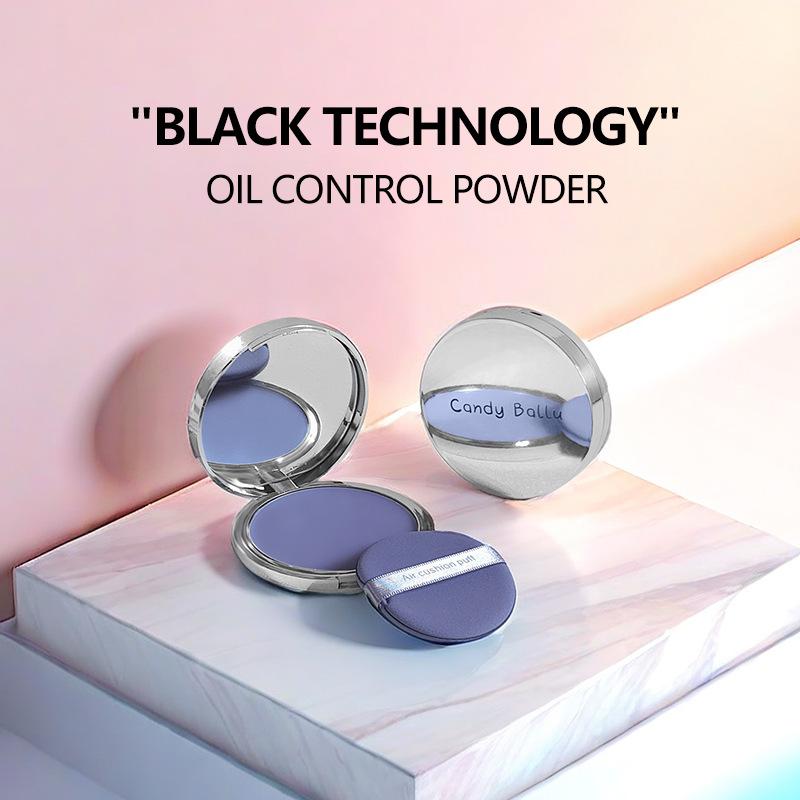 Пудра для фиксации макияжа Матовый праймер Бальзам для лица Макияж Долговечный водостойкий косметический консилер для контроля жирности Водостойкая и устойчивая к поту прессованная пудра