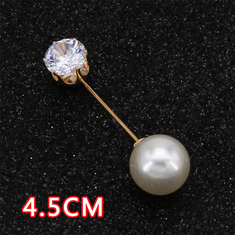 «Брошь из сплава со стразами и жемчугом»: Модный кардиган с защитой от воздействия внешней среды