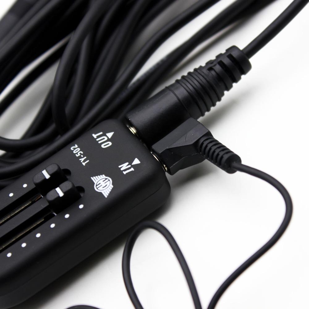 KQ 2 Пьезоконтактный звукосниматель-датчик с регулятором громкости, тюнером, аудиокабелем и наклейкой для гитары, скрипки, банджо, мандолины