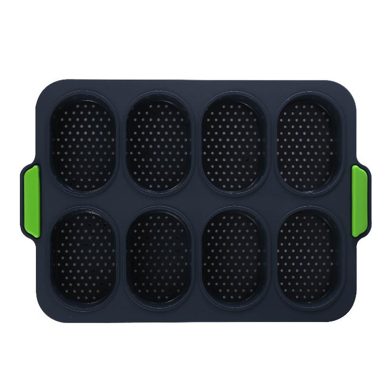 1 шт. антипригарный силиконовый противень для выпечки багетов с ручками - идеально подходит для самостоятельной выпечки французского хлеба и буханок