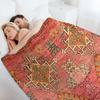Традиционный Винтажный Марокканский Ковер Накидка Ретро Для Дивана Тонкий Роскошный Плед Роскошные Одеяла